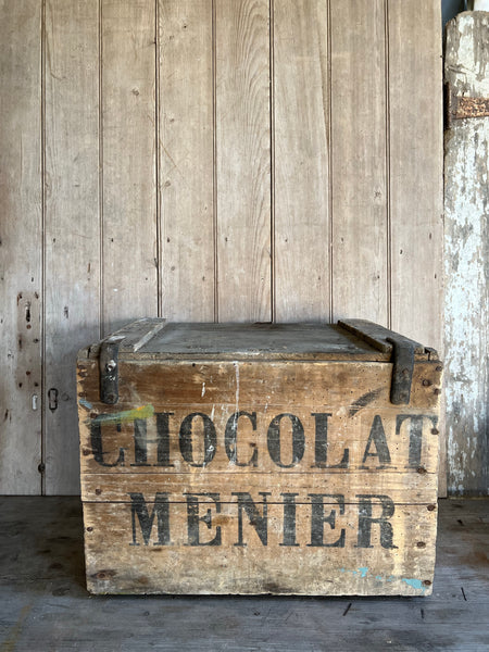 Vintage Chocolat Menier Crate