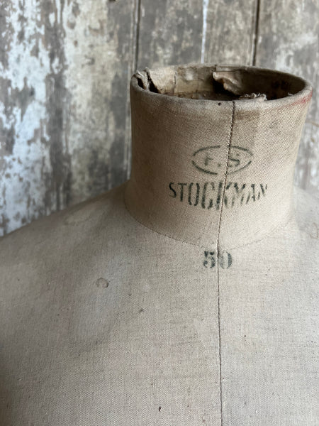 Vintage French Stockman Mannequin