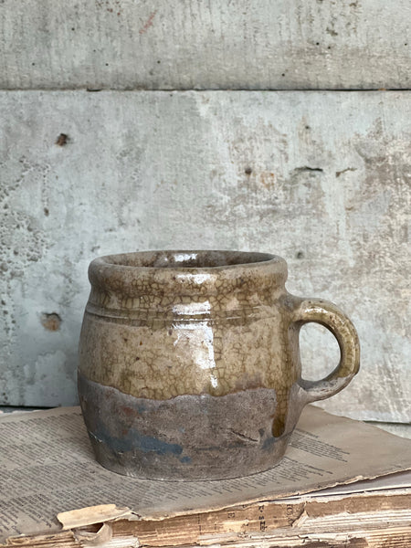 Rustic Handled Jar