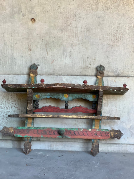 Vintage Folk Art Shelf