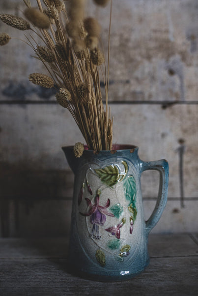 Vintage French Floral Jug
