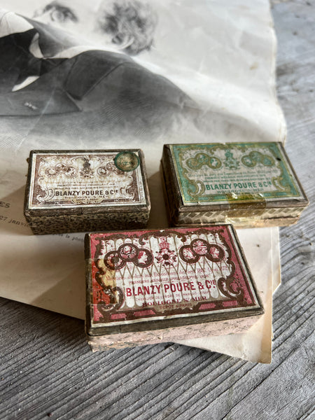 Vintage Blanzy Poure Decorative Boxes