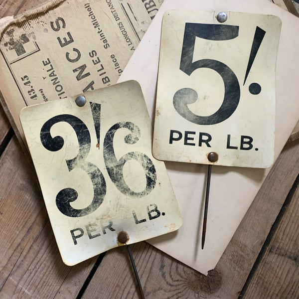 Vintage Price Markers