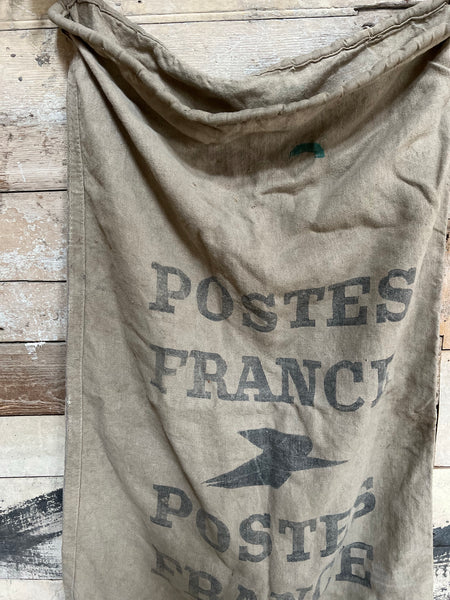 French Vintage Postal Sack Rustic