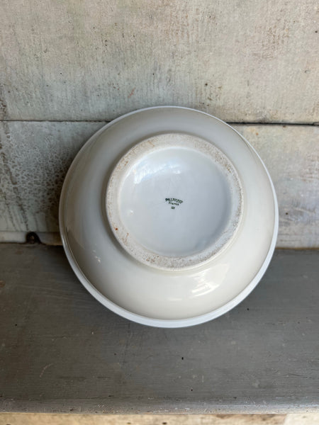 Stunning Large White French Mixing Bowl