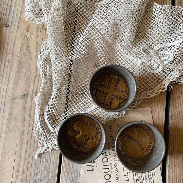 Trio of patisserie pots