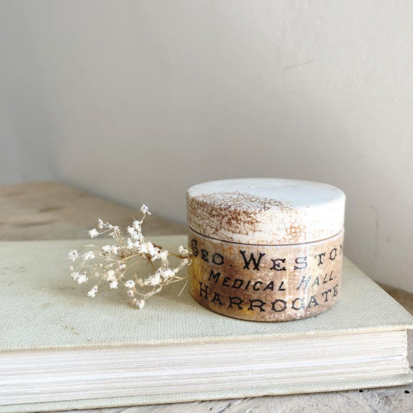 Antique Mini Harrogate Chemist Pot