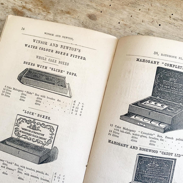 Antique Water-Colour Painting Book