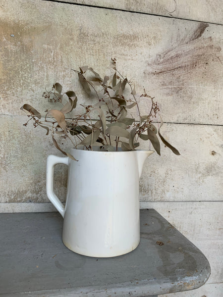 Vintage Crisp White Jug