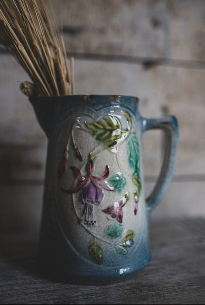 Vintage French Floral Jug