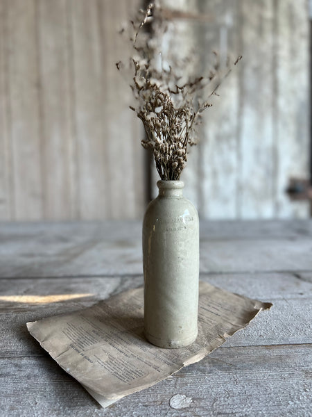 Antique French Stoneware Bottle