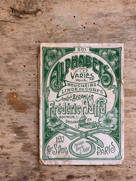 Vintage French Alphabet Booklets
