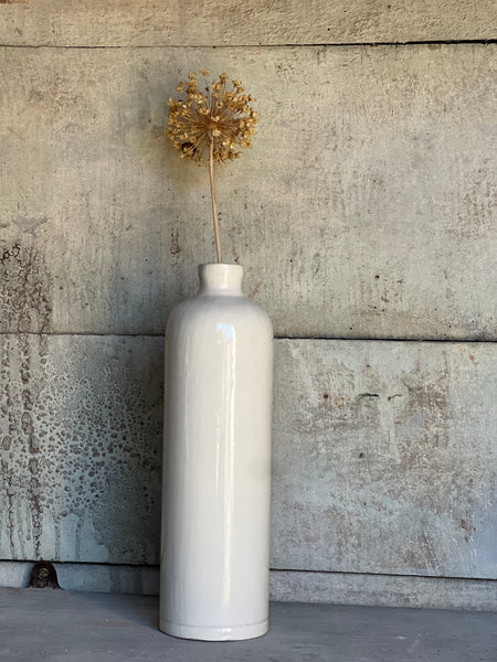 French Vintage Stoneware Cider Bottle