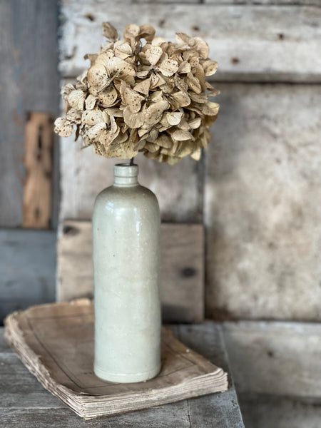 French Vintage Stoneware Cider Bottle