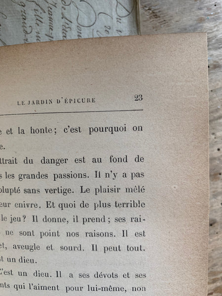 Le Jardin D'Epicure French Book