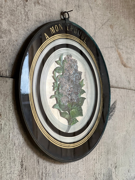 A Mon Épouse glass tokens - lilacs