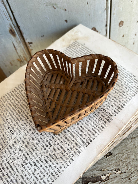 Miniature Heart Basket