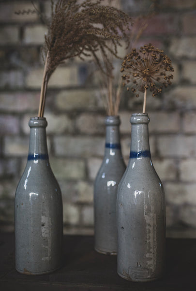 Gorgeous French Vintage Stoneware Bottles