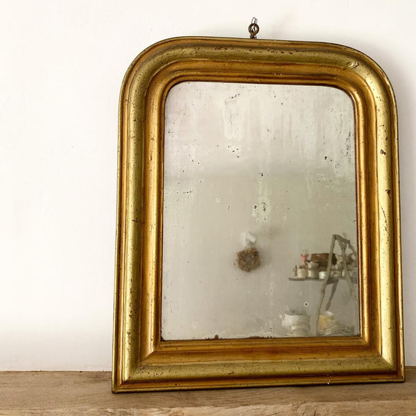 Beautiful French Foxed Mirror