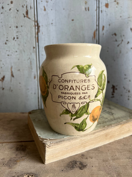 Vintage D’oranges Confit Jar
