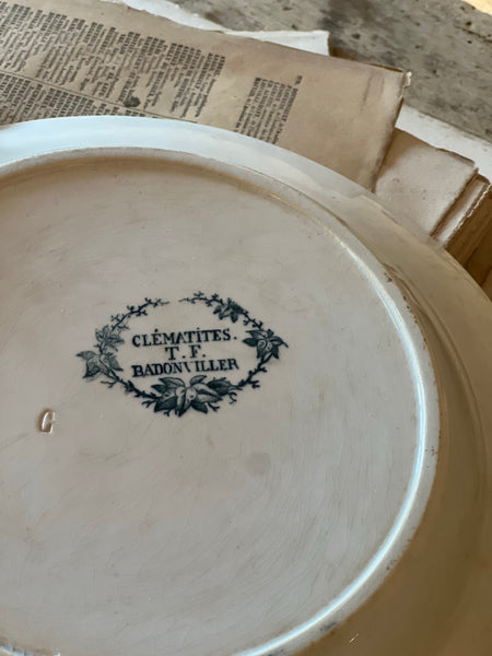 Vintage French Transferware Dish