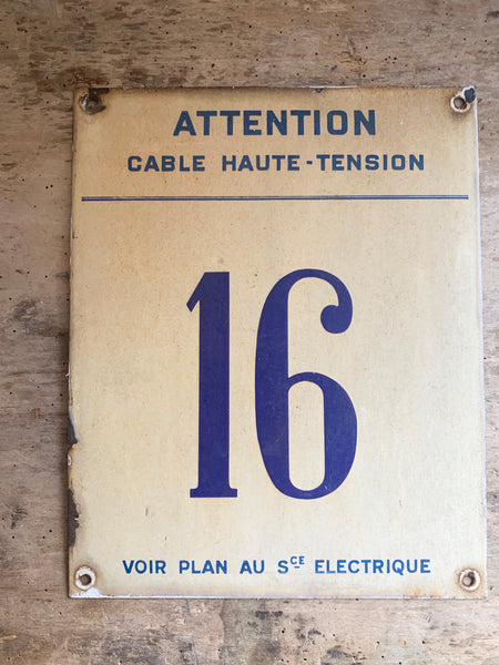 French Electrical Cable Signs (16)