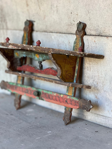 Vintage Folk Art Shelf