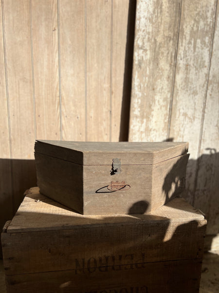 French Vintage Admirals Hat Box
