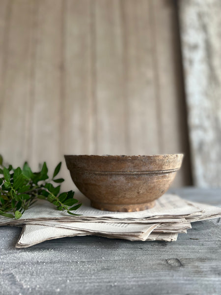 Vintage French Handthrown Bowl