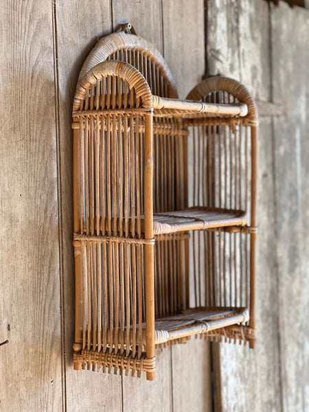 Sweet French Rattan Shelves