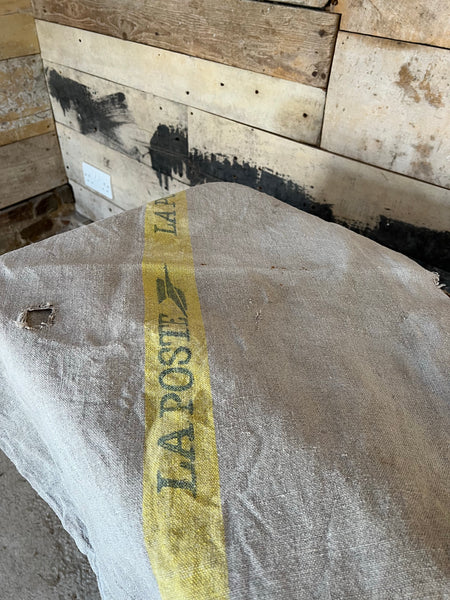 French Vintage Postal Sack Rustic