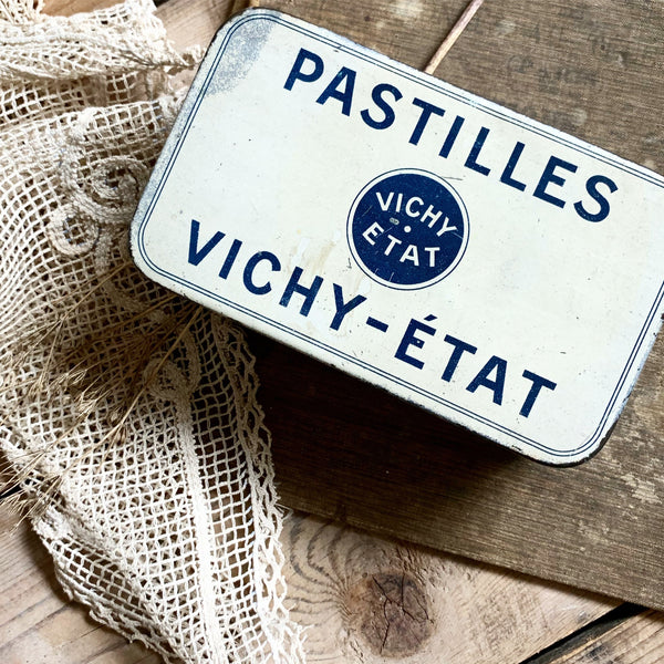 Vintage Large Vichy-Etoiles Tin