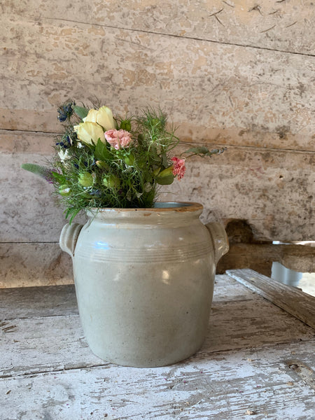 Medium French Blue Confit Jar