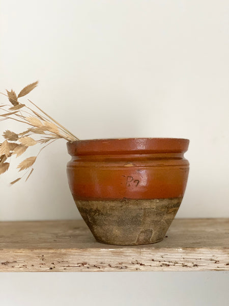 Vintage French Earthenware Pot