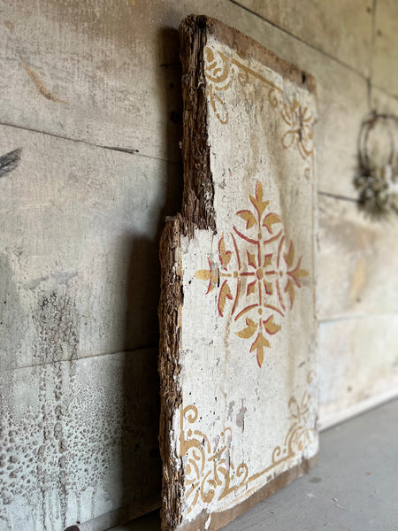 Small 17th Century Wooden Ceiling Board