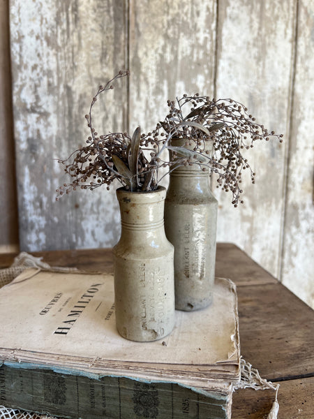 Antique French Stoneware Bottles