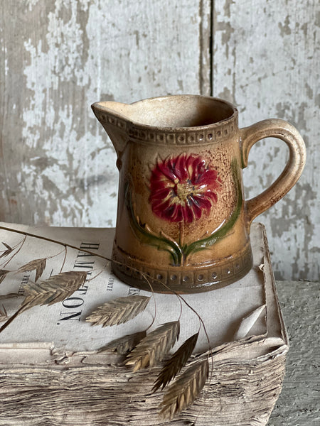 Vintage French Floral Jug