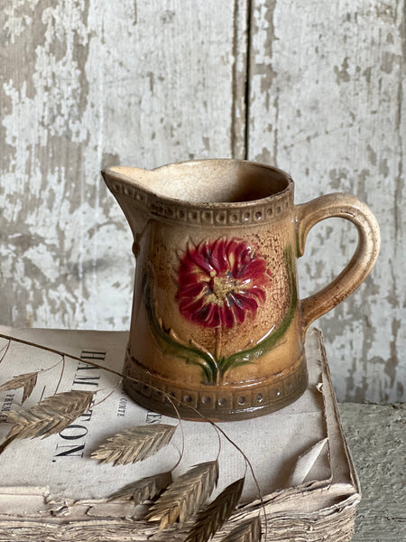 Vintage French Floral Jug