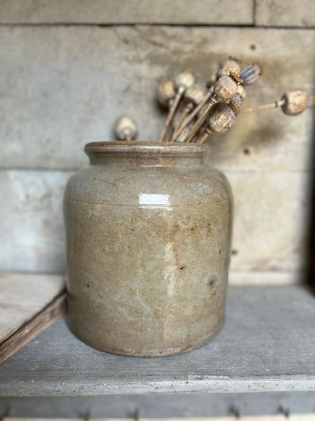 Large French Stoneware Jar