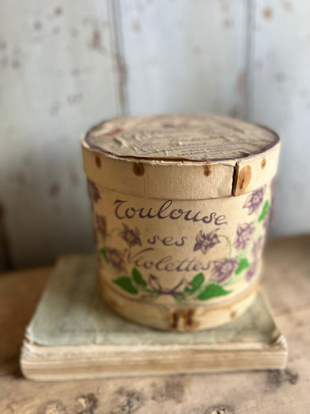 Vintage Violettes French Soap Box Gift Box