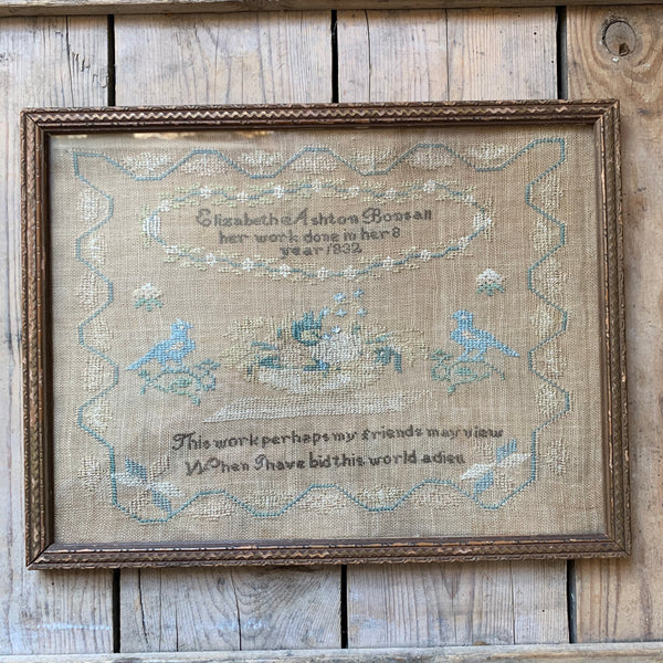 1832 Framed Embroidery