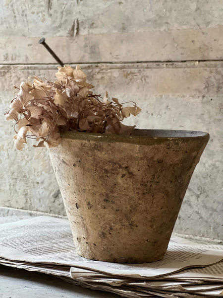 Vintage French Handthrown Pot