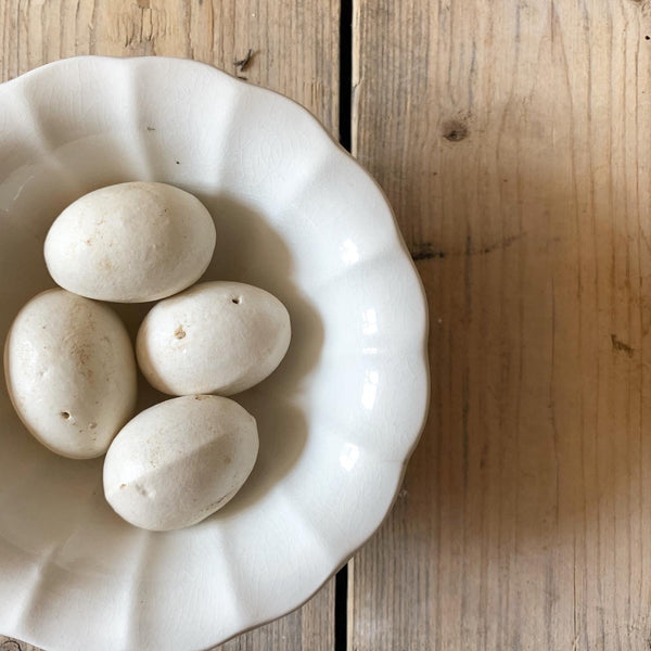 Antique ceramic dummy eggs