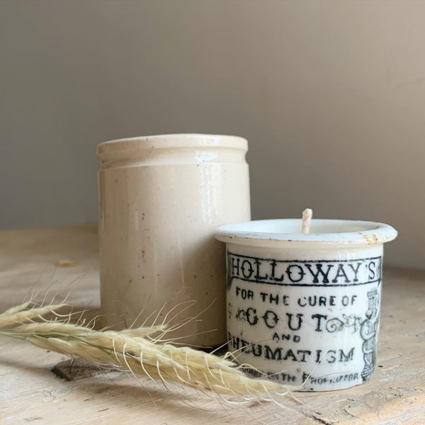 Vintage Ointment Pot Candle in Black Tea & Jasmine