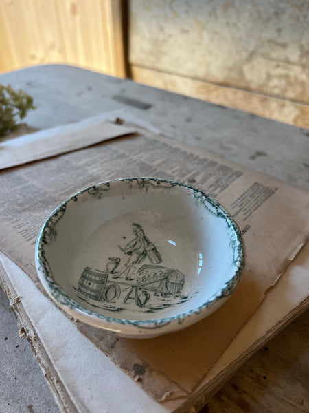 Small French Transferware Bowl