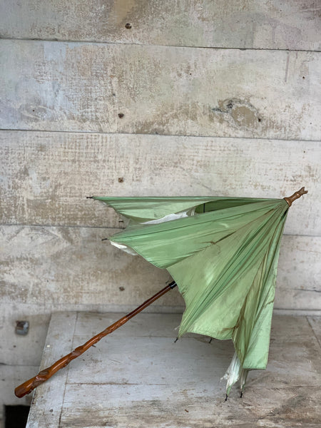 Vintage Green Umbrella