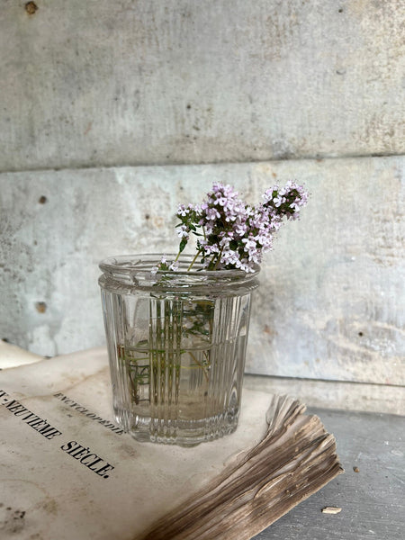 Chunky Vintage French Jam Jar