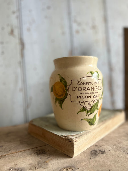 Vintage D’oranges Confit Jar