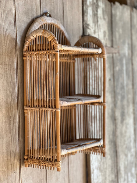 Sweet French Rattan Shelves