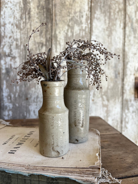 Antique French Stoneware Bottles